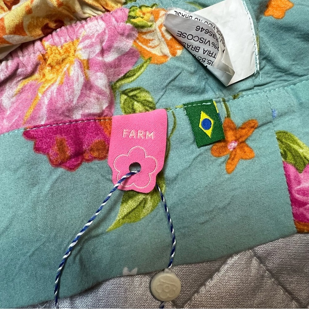 [FARM Rio] Beaded Floral Halter Top - Picture 10 of 11